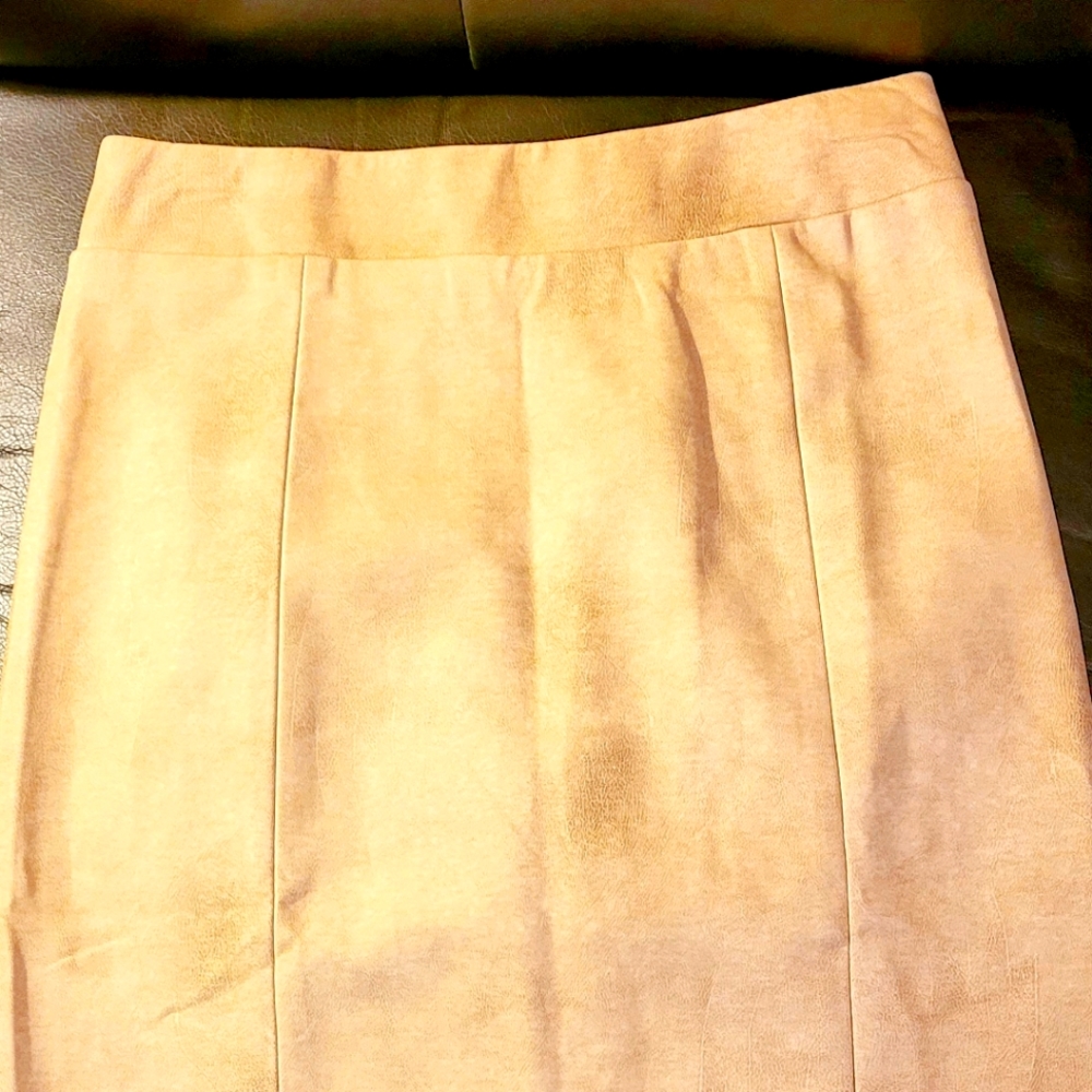 NWOT pleather skirt by Mark. Sz small.